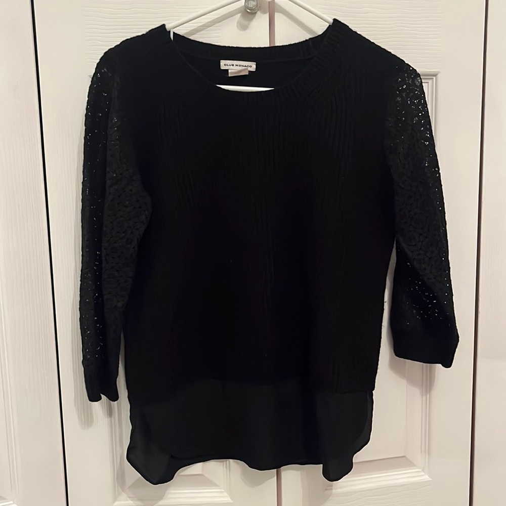 Women's Club Monaco wool sweater. Size small